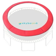 SkyBound Universal Trampoline Safety Pad Spring Cover For 15Ft Frame Fits up to 8" Springs - Red