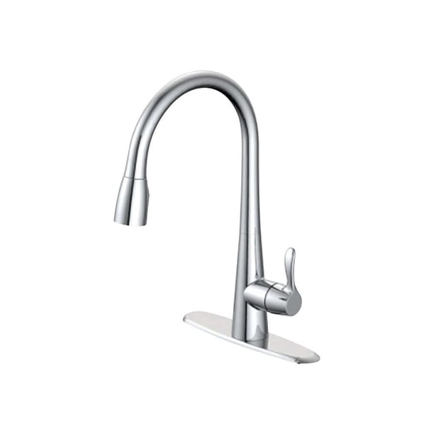 Grifo de cocina Oakbrook de una sola manija con 4 orificios, 8 cm, cromado