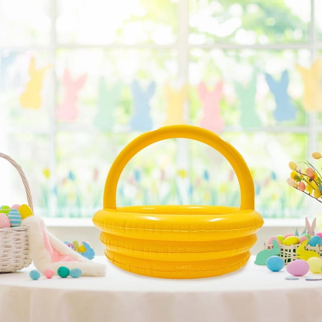 Refrigerador de bebida inflable, decoración de la Pascua para acampar de verano cubo de hielo recipiente de comida para senderismo para botella de