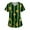 1-dark green, variant on Print Scrub Tops Women Irish Shamrock Printed V Neck Breathable Scrub Tops Short Sleeve Professionals Soft Stretch St. Patrick's Day Workwear Shirt with Pockets (Yellow)