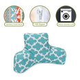 thumbnail image 6 of Majestic Home Goods Reading Pillow Trellis Teal, 6 of 6