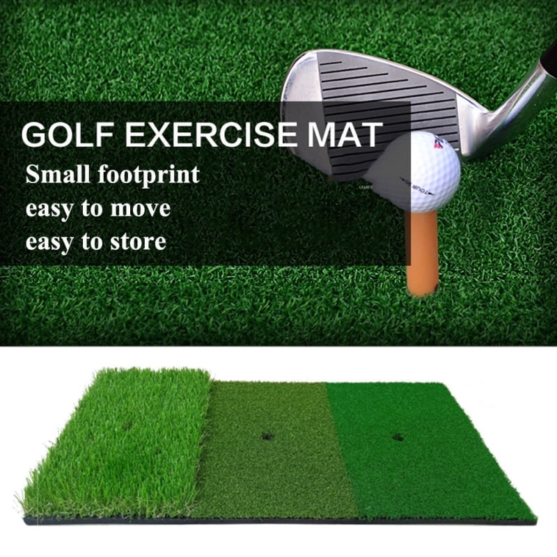 Golf 3in1 Turf Grass Mat Foldable 30*60c Golf Hitting Mat with Unique