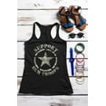 thumbnail image 5 of Old Glory Juniors Support Our Troops Camo Star Sleeveless Graphic Tank Top, 5 of 6
