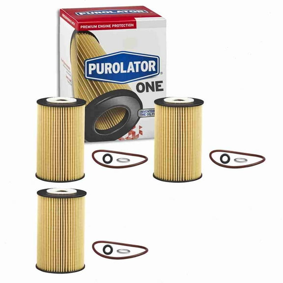 3 pc Purolator ONE PL25848 Engine Oil Filters for Oil Change Lubricant Filters Fits select: 2009 HYUNDAI SANTA FE, 2008-2009 KIA SORENTO