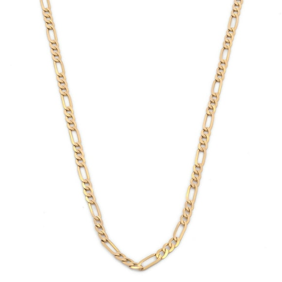 Cadena Figaro Oro Italiano Sólido 14K 50 cm amarillo Casa del Anillo