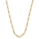 thumbnail image 1 of Cadena Figaro Casa del Anillo Oro Italiano Sólido 14K 55 cm amarillo, 1 of 7