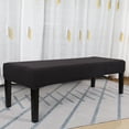 thumbnail image 6 of Bench Cover Dining Room Accessories Covers for Office Bedroom Bar , Black, 6 of 8