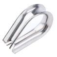 thumbnail image 3 of jiaping 1 Pack M10 304 Stainless Steel Thimble For 3/8" 10mm Diameter Wire Rope Set of 1, 3 of 6