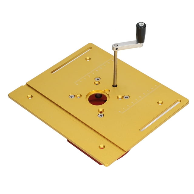 Kit De Elevación De Enrutador, Mesa Elevadora De Enrutador, Enrutador De Elevación Manual, Sierra De Mesa, Placa Base De Inserción Para Carpintería De Alta