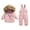 Pinks, variant on 2 Piece Snow Suits for Toddlers - Unisex Baby Girls Boys Ski Suit - Kids Winter Long Sleeve Hooded Puffer Jackets and Bibs Pants Skiing Clothing for Outdoor Snowboarding Down Coat ,Pinks ,3T