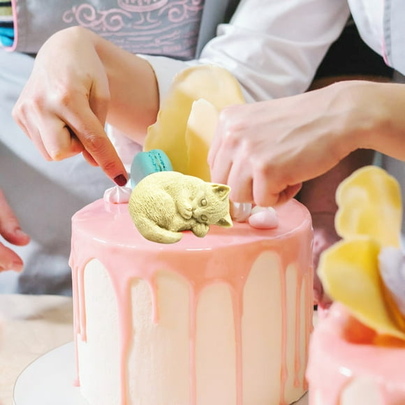 Molde de silicona para gatos BuyWeek 9.4 x 7.1 x 5.1 cm