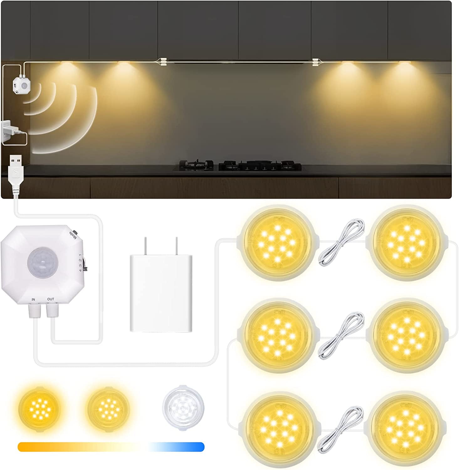 Under Light, Motion Sensor Light Indoor Under Lights