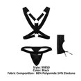 thumbnail image 4 of CandyMan Fashion Outfit Color Black Size L/XL, 4 of 5