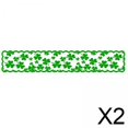 thumbnail image 1 of 2xST Patricks Day Decor De Mesa Rectangular De Encaje Para Interior Dormitorio Hotel, 1 of 10