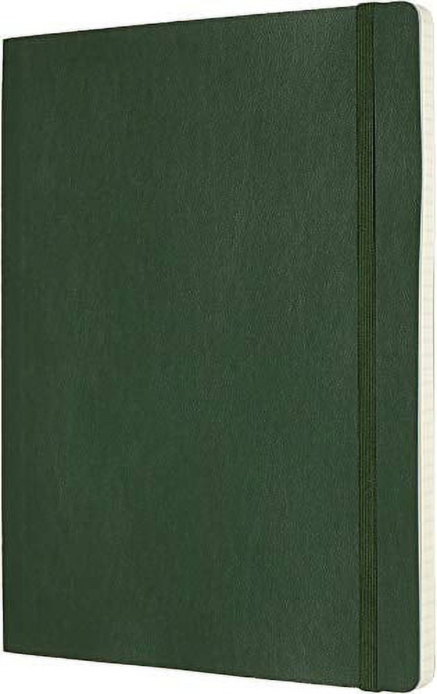 Moleskine Notebook, Extra Large, Squared, Myrtle Green, Soft Cover (7.5 x 9.75) (Books)