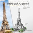 thumbnail image 3 of MOC Paris Tower Street View Building Block Mini Diamond Small Particle Assembly Building Block Decoration Toy,No Box 600pcs, 3 of 6