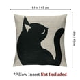 thumbnail image 4 of nygtbtfer Pillow Cover,Cute Black and White in Shape Cushion Covers Home Decorative Throw Pillowcases White, 4 of 7