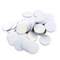 thumbnail image 1 of LeadSeals 100 PCS Blank NFC Tags NTAG215 NFC 215 Cards Rewritable NFC Coins Game Character Cards 25mm(0.98 Inch) 504 Bytes Memory Compatible with All NFC Enabled Smart Phones and Device, 1 of 4