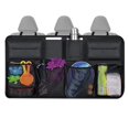 thumbnail image 3 of Organizador y almacenamiento para maletero de coche, organizador colgante para asiento trasero para SUV, camión, MPV, furgoneta, bolsa de almacenamiento de carga plegable con 7 bolsillos, 3 of 5