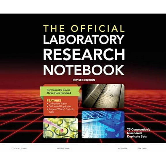 Pre-Owned The Official Laboratory Research Notebook (75 duplicate sets), 9781284029628, 128402962X, Paperback, 2 edition