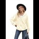 thumbnail image 2 of Sudadera con Capucha y Cremallera de Larga Color Albaricoque L, 2 of 10