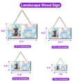 thumbnail image 5 of Happy Birthday Cute Puppy Cane Corso with Cake Gifts Party Hat Landscape Wood Sign Italian Mastiff Dog Lover Gifts Idea Hanging Wall Home Decor - 00029, 5 of 5