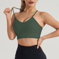 thumbnail image 2 of RMGVDSD Soft Bras for Women Plus Size No Underwire Thin Strap Yoga Sports Bra Fitness Sports Bras Full Coverage Bralette, 2 of 6