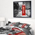 thumbnail image 5 of Design Art Cabine Téléphonique Rouge Londres  Sur Toile Encadrée, 5 of 5