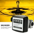 thumbnail image 2 of Mechanical Fuel Gauge 4-Digit Fuel Flow Mechanical Fuel Flow Meter 25Mm (1 inch Internal Thread) 5-30 GPM/20-120L/Min, 2 of 8