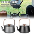 thumbnail image 2 of 1100ML Outdoor Kettle - Large Capacity Camping & Picnic Portable Aluminum Tea Maker Wild Tea Pot & Coffee Maker, 2 of 8