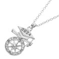 thumbnail image 2 of Unique Design Graduation Necklace Decorative Jewelry For Women 28.00X2.00X0.20CM Silver 1Set, 2 of 4
