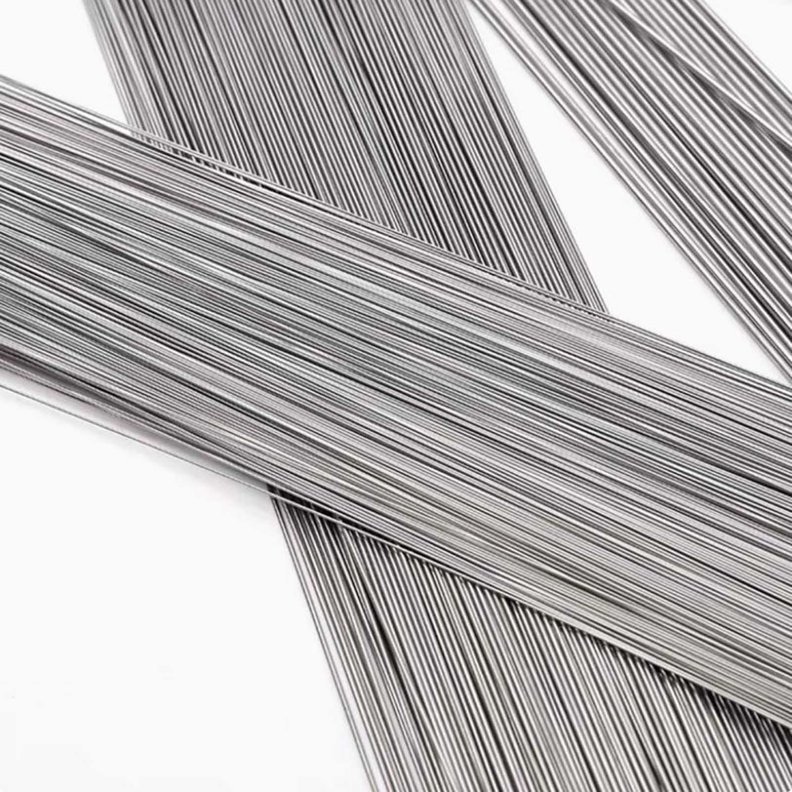 20 Pcs 500mm Stainless Steel Spring Wire, 304 Stainless Steel Hard Steel Wire, 1-2mm for DIY Jewelry Making, Industrial Operations