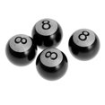 thumbnail image 4 of Tapas de Cubierta Del Polvo Del Aire Del Vástago de Válvu Del Neumático Del Neumático de Rueda Negra 4PCS para Del Coche Macarena Tapa de los vástagos de la válvula de aire del neumático de la rueda, 4 of 7