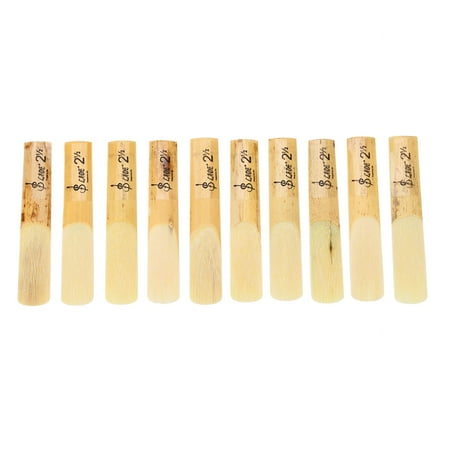 B-flat Clarinet Music Book - WALFRONT 10pcs Plastic B-Flat 2.5 Clarinet Reeds Repair Parts Reed Accessory,Clarinet Reeds, B-Flat Clarinet Reeds