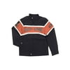 Harley-Davidson 12/14 Big Boys' Nylon Wind Breaker Jacket Black/Orange (12/14) 0296062