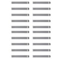 thumbnail image 3 of Miangastore Measurement Ruler Silver 20Pcs 3 Inches Wide, 3 of 9