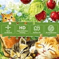 thumbnail image 3 of Puzzle najiaxiaowu, paquete de 2 unidades, 300 unidades, gatitos y cachorros de 52 x 38 cm, 3 of 7