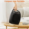 thumbnail image 6 of Portable Electric Space Heater - 1500W/750W Thermostat, Ceramic Desk Heater &amp; Fan, Safe Quiet <45 dB,Tip-Over Overheat Protection (Black), 6 of 8