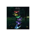 thumbnail image 1 of Lámpara colgante solar con diseño de mariposas, LED multicolor, decoración exterior, 1 of 3