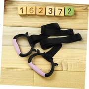 Gymnastics Rings for Home Use Adjustable Straps Gym Rings Indoor Pull Up Rings for Fitness and Strength Training