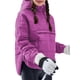 thumbnail image 3 of Chaqueta Acolchada Oversize para Mujer, Estilo Dolman, con Capucha, Larga, Cálida y Estilo Top Rojo Rosa XL, 3 of 8