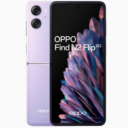 Oppo Find N2 Flip DUAL SIM 256GB ROM + 8GB RAM (GSM | CDMA) Factory Unlocked 5G Smartphone (Moonlit Purple) - International Version