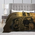 thumbnail image 4 of Bendy And The Ink Machine Blanket, Horror Game Throw Blanket For Bed Sofa Couch, Super Soft Flannel Blanket For Bedroom Livingroom, 40"X30", 4 of 9
