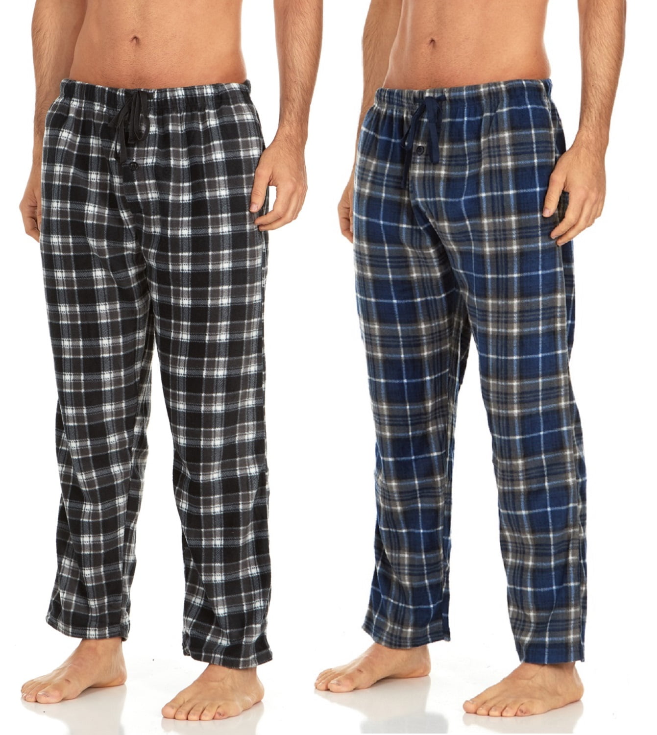 Men’s Microfleece Pajama Pants/Lounge Wear with Pockets - Walmart.com