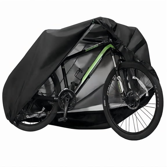 Waterproof Bike Cover for Outdoor Bicycle Storage with Lock Hole UV Protection for Mountain Road Electric Bikes (190*65*98cm)
