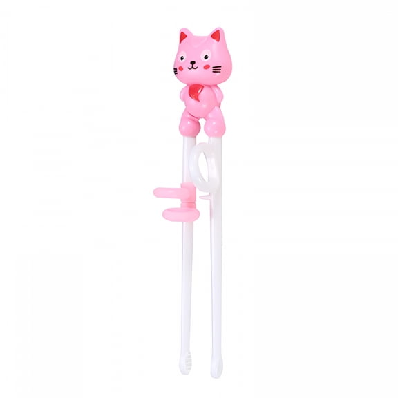 ACDANC Chopsticks for Ages 3-8 Training Chopsticks for Kids Ergonomic Fun Easy-To-Clean Animal-Themed Chopsticks with Cartoon Toppers