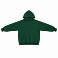 thumbnail image 4 of Zijinkuiwen Kids Pullover Hoodie with Kangaroo Pet Pouch Long Sleeve Sweatshirt with Thumb Holes for Daily Wear and Pet Interaction,Dark Green,7-8 Years, 4 of 4
