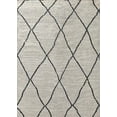thumbnail image 1 of Ahgly Company Indoor Rectangle Mid-Century Modern White Chocolate Beige Oriental Area Rugs, 6' x 9', 1 of 6