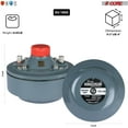 thumbnail image 6 of Compression Horn Tweeter Driver Unit Screw-On Timpano Speaker 16 ohms High Frequency 5 Core, 6 of 12