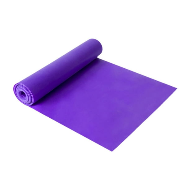 Banda de resistencia Stretch Band Professional Band elástica de banda de ejercicio de 59 pulgadas para estiramientos de entrenamiento de fuerza de Violeta